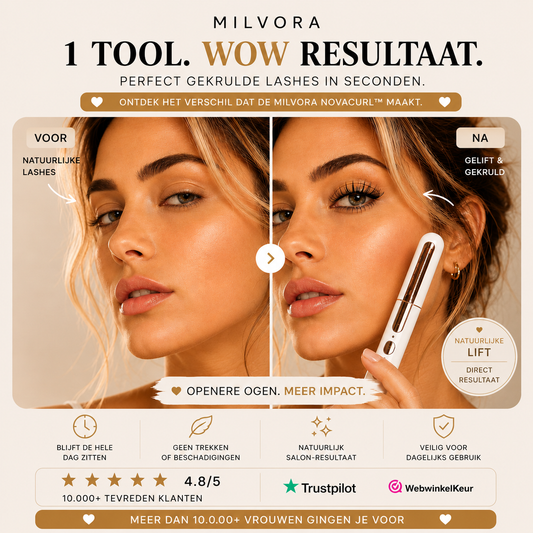 Milvora NovaCurl™ | Heated Lash Curler
