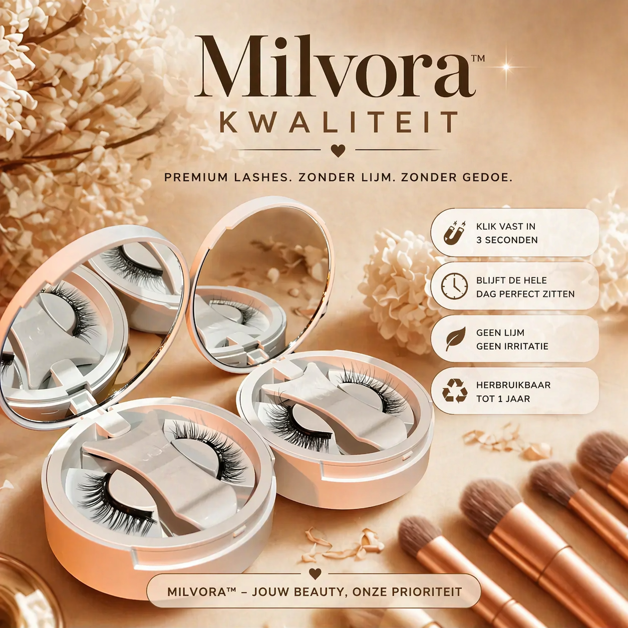 Milvora LashMag™ Magnetic Lashes