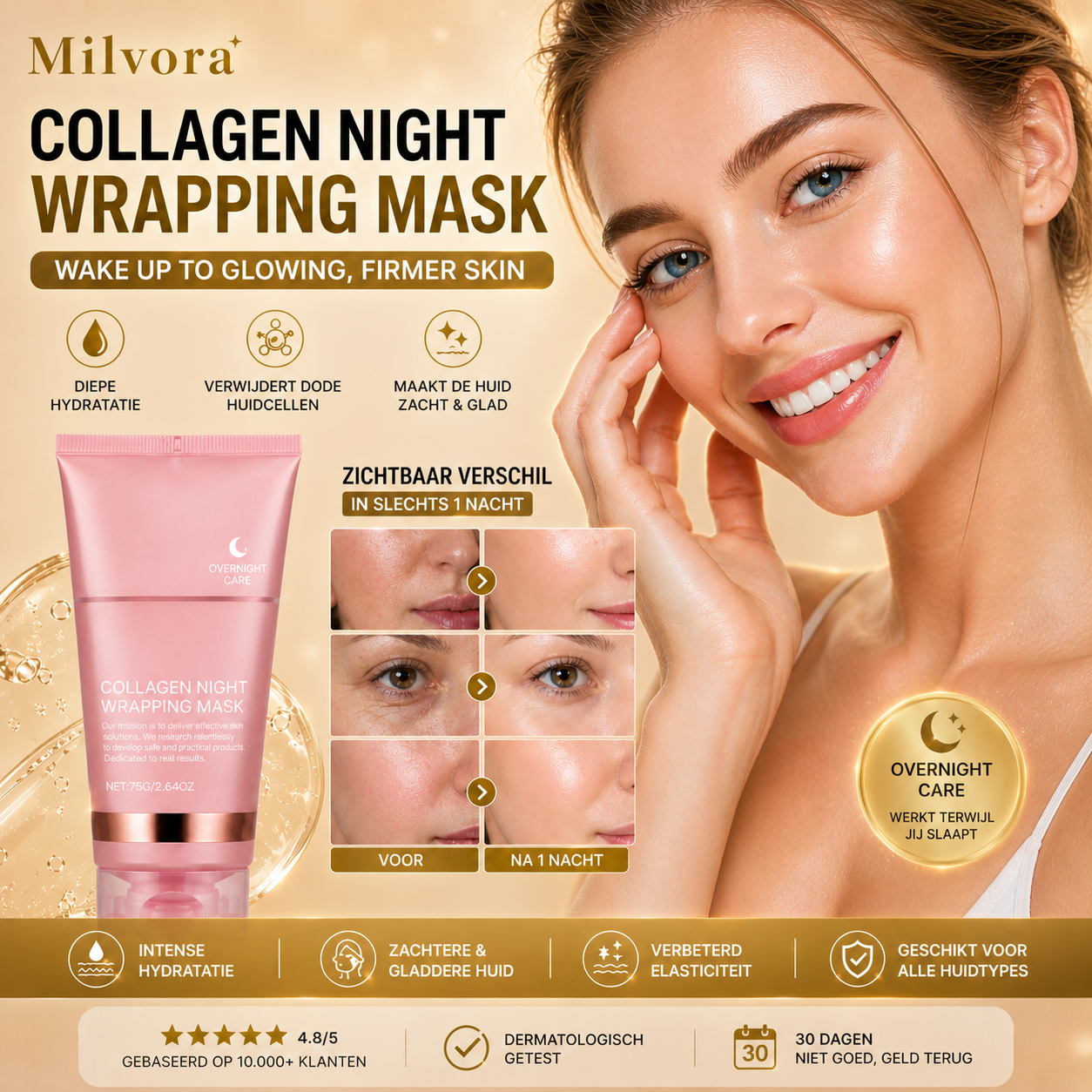 Milvora CollaGlow™ Korean Wrapping Mask